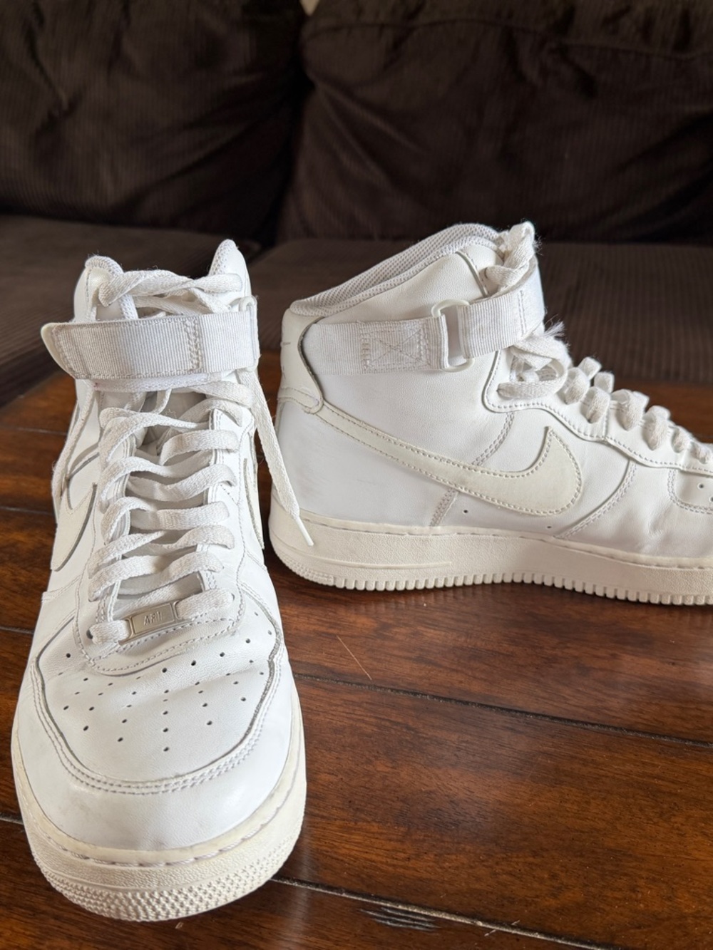 Nike Air Force 1 High Top White Sneakers Men’s (size 13)Clean Classic AF1